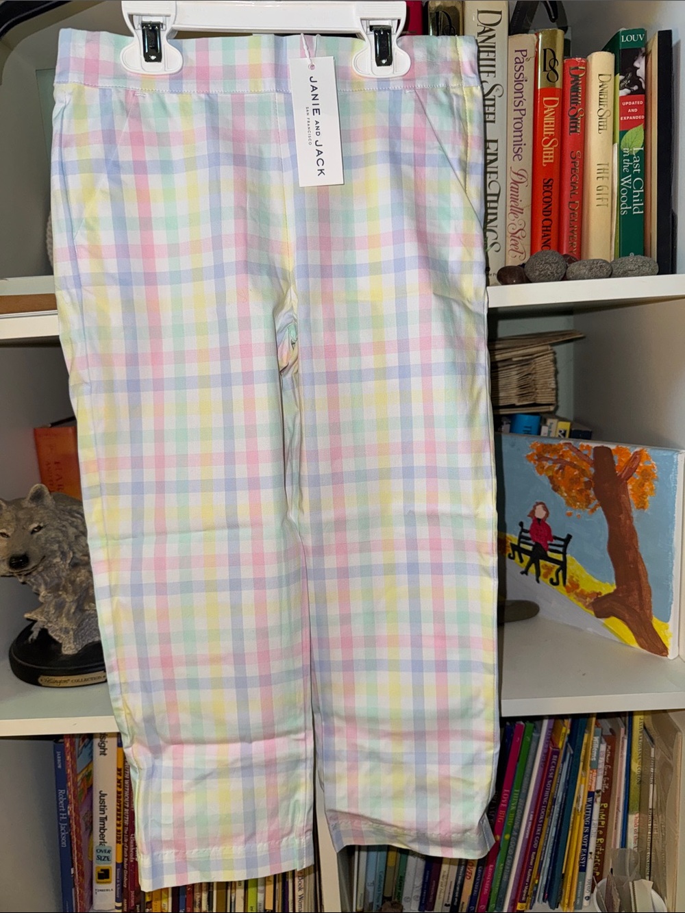 Janie and Jack Charming Pastel  Plaid Gingham Pants - NWT. #2